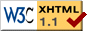 valid code: XHTML 1.1