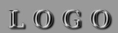 ejemplo "LOGO" para fuente con efectos