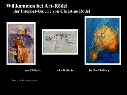 Galerie Christine Roedel Pintora screenshot de referencia de pagina