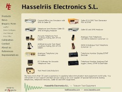 hasselriis.com pagina de index screenshot de referencia de pagina